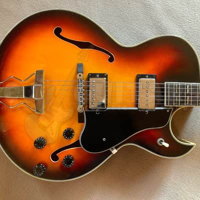 GUYATONE SG-58 - ES-175 - 1975 w/OHSC- 'PHATCAT' VINTAGE JAPAN FULL-BODY image 3
