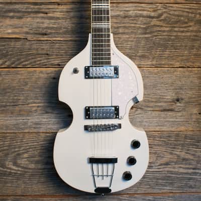 Hofner Ignition Violin Electric Guitar - Pearl White image 1