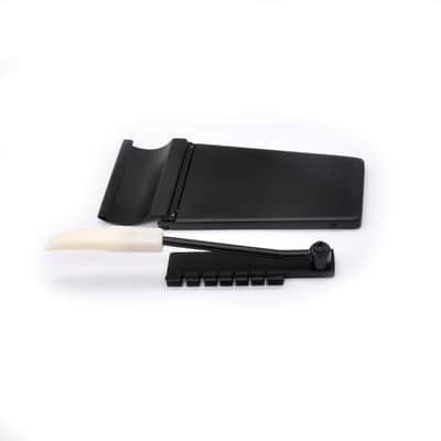 KD By AxLabs Vintage Tremolo With White Arm Tip - Maestro Style - Satin Black image 1