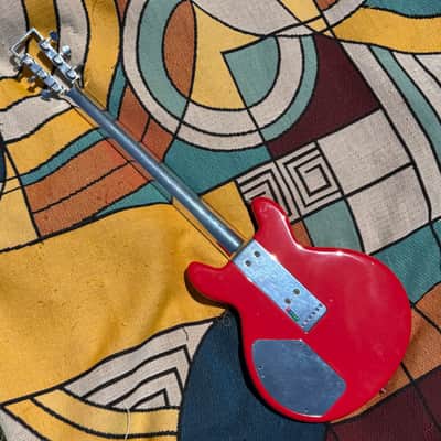 Travis Bean Designs TB1000S 2021 - Ferrari Red Imron w/ 1978 Travis Bean Humbuckers image 6