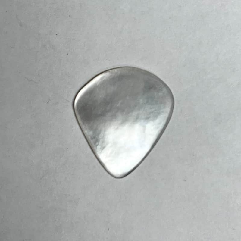 Handmade Medium White Shell Pick 2025 image 1