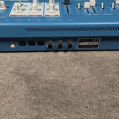 UDO Audio Super 6 12-Voice Polyphonic Binaural Analog-Hybrid Synthesizer 2020 - Present - Blue image 7