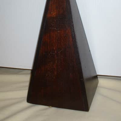 Antique Wood Bell Metronome de Maelzel by Seth Thomas Clocks Dark Walnut, Fully Restored, Brass Trim image 3
