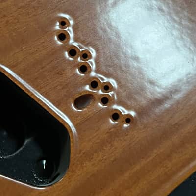 lefty left handed Fender Mod Shop Mahogany Telecaster guitar body American Professional image 4