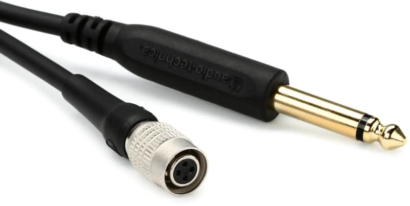 Immagine Audio-Technica AT-GcW Guitar Cable for Wireless Bodypack Transmitters (5-pack) - 1