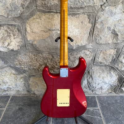 Fender Stratocaster ST-57AS 40th Anniversary - Candy Apple Red - Foto Flame (1994) image 13