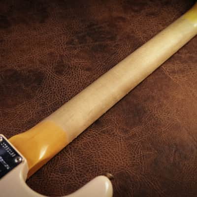 Fender Custom Shop 1959 Stratocaster Relic in Super Faded Aged Shell Pink image 9