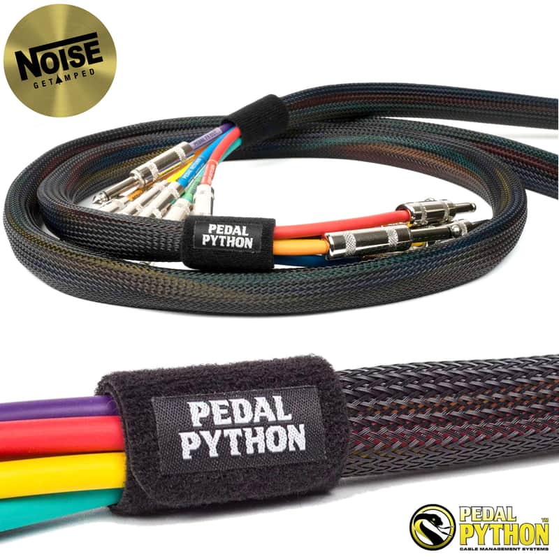 Pedal Python™ 15ft Pedalboard Snake Cable Management System Black image 1