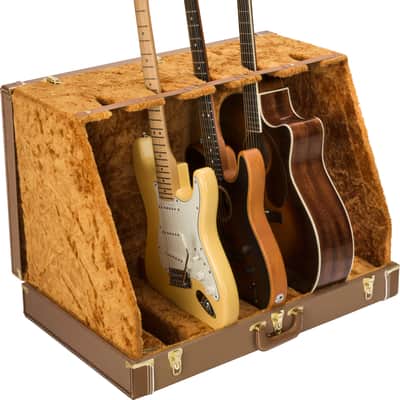 Fender Fender Classic Series Case Stand - 5 Guitar Brown image 1
