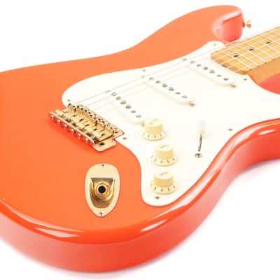 Fender MIJ ST-57 Vintage Reissue Stratocaster Fiesta Red 1992 image 11
