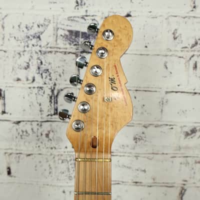 R.O'M Custom Guitars S-Type S-Type - Natural over mahogany body image 6