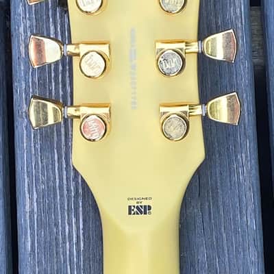ESP LTD EC-1000T CTM – Vintage Gold Satin (2023) | Hardshell Case Included | FREE SHIPPING image 7