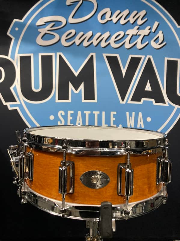 Rogers 14x5" Dyna-Sonic Snare Drum with Beavertail Lugs 2020s - Fruitwood Stain image 1