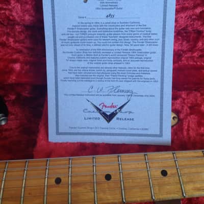 Fender Custom Shop 50th Anniversary 1954 Stratocaster, Masterbuilt by Chris Fleming image 17