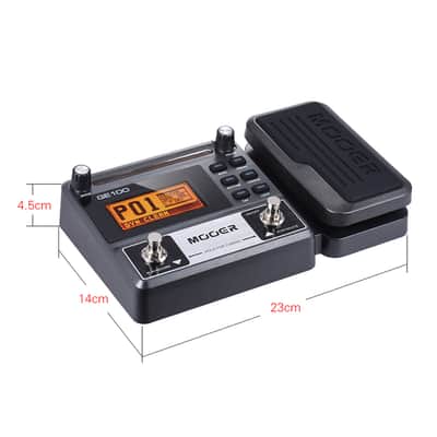 MOOER GE100 Multi-Effects Pedal 180s Loop Recording 23 Distortion 40 Drum image 5
