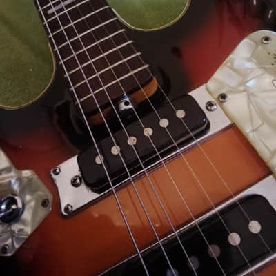SOLO Gemini 60s Italian hollow body Crafted by Bartolini Cingolani image 7