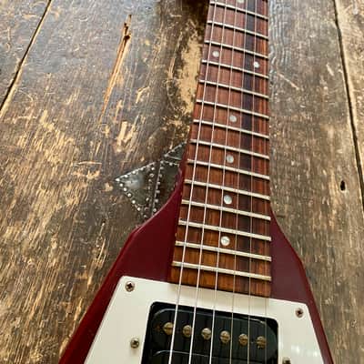 Gibson 1992 Yamano Order Flying V Cherry Fully Original with OHSC and All Docs image 14