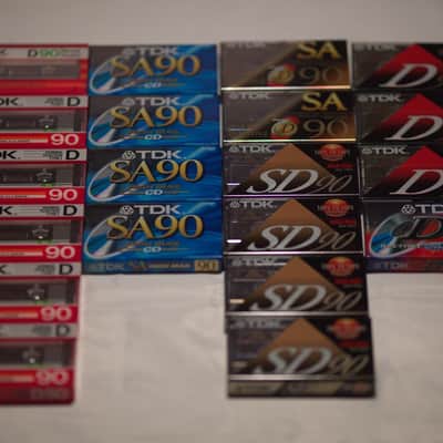 Vintage / High Quality Sealed TDK Cassette Tapes D90, SD90, SA90 image 4