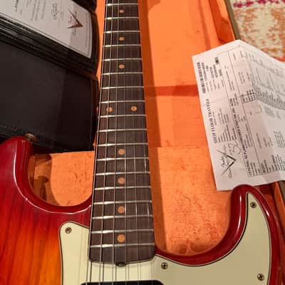 Fender Custom Shop '62 Stratocaster Limited Edition Exclusive Flamethrower Journeyman Relic 2025 Aged Cherry Sunburst image 4