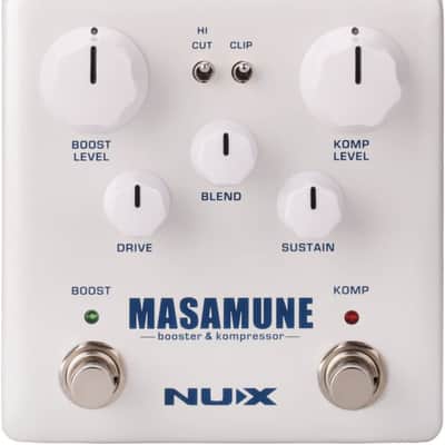 NUX Masamune Guitar Analog Compressor and Booster Pedal - NBK5 image 1