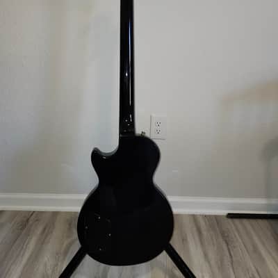 Epiphone Vinnie Hornsby "The Vinnie" Les Paul Standard Bass 2003 - 2005 - Trans Black image 12