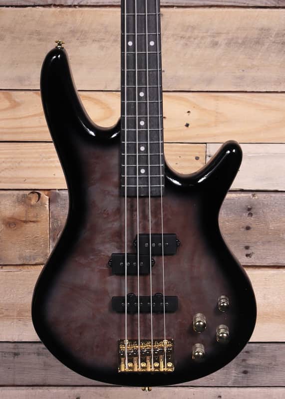 Ibanez GSR200PC 4-String Bass Transparent Pale Black Burst image 1