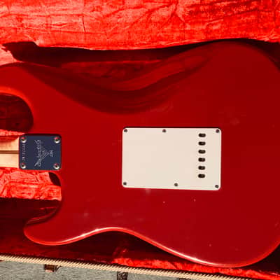 1997 Fender Custom Shop 1958 Stratocaster Dakota Red figured Birdseye neck image 5