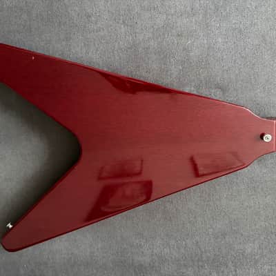 1989 Gibson Flying V '67 Reissue 1989 Nashville | 1st-Year '67 Reissue! | Cherry Red | Seymour Duncan Phat Cat P-90 image 3