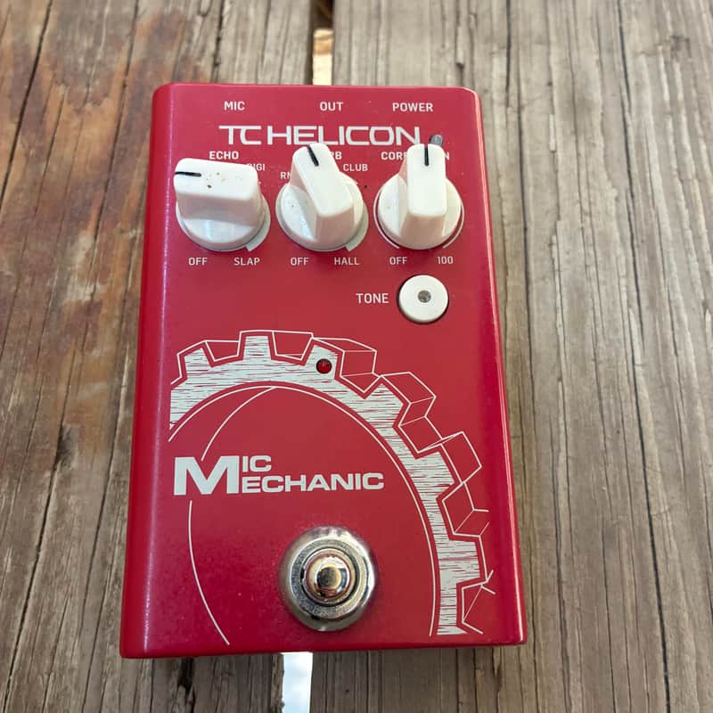 TC Helicon Mic Mechanic 2 2017 - 2021 - Red vocal processor recording Studio echo delay image 1