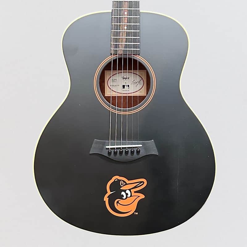 Taylor x MLB GS Mini Baltimore Orioles Acoustic Guitar - Black image 1