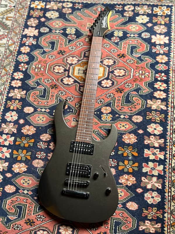 Washburn WG-587 7 String Electric Guitar - Grey - Made in Korea