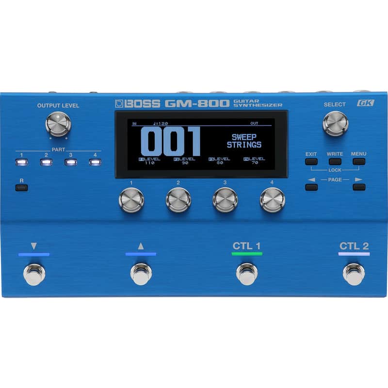 Boss GM-800 Guitar and Bass Synthesizer Pedal with Serial GK Interface, Zen-Core Sound Engine and Onboard Sound Library image 1