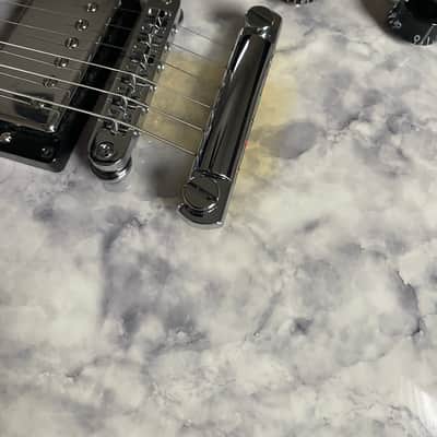 Gibson Limited Edition Les Paul Classic "Rock" II 2015 - Black / White Marble image 2