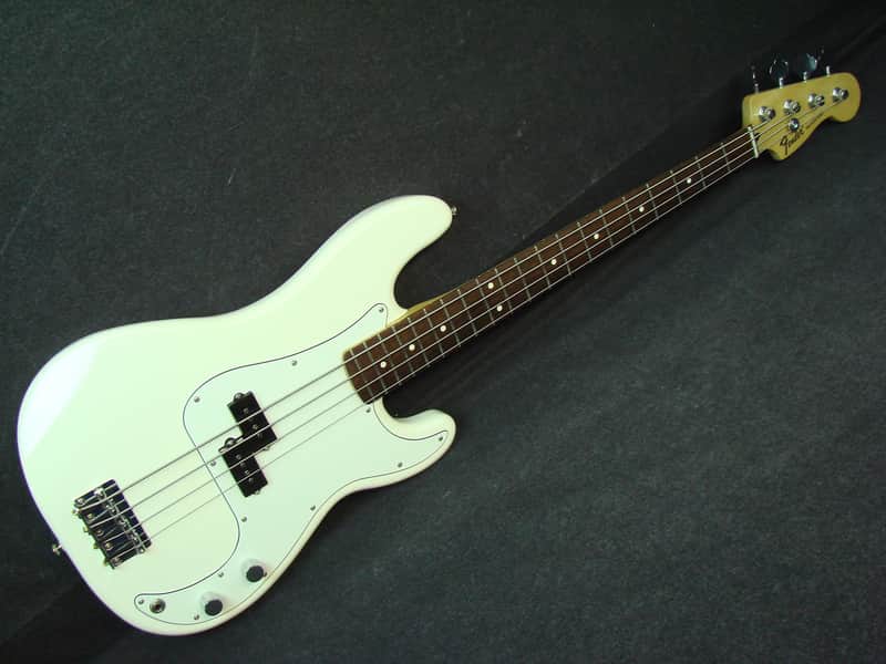Fender Mexico precision【2014年製】 2014 Fender Standard Precision Bass MIM White Electric P-Bass Made