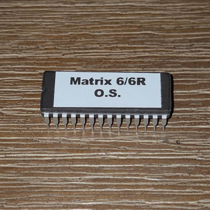 Latest OS for Oberheim Matrix 6, Firmware Operating System Update ROM EPROM for Matrix6 image 1