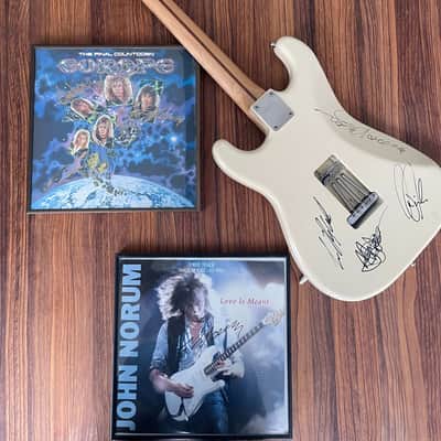 Fender Stratocaster ex-John Norum (Europe) Final Countdown World Tour 1985 White image 5