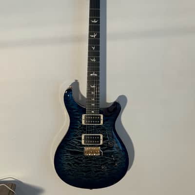 PRS Custom 24 Wood Library - Quilted 10 Top - Cobalt Blue - Flamed Maple Neck 2021 - Cobalt Blue image 1