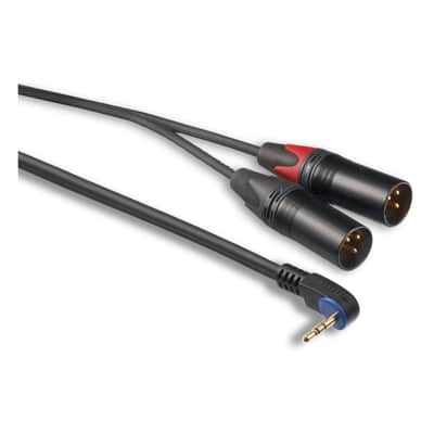 Mogami 3.5mm TRS Minijack to 2 x XLR Plug Cable - 1M (3.5S-31060-2XM-1) image 2