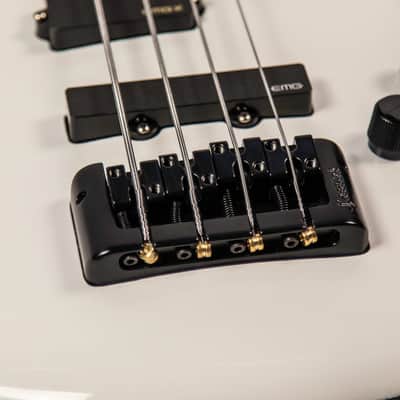 Spector White Casper 4 String Bass Owned by Rex Brown of Pantera image 11