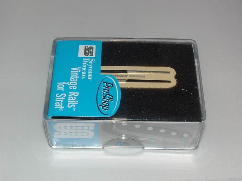 Seymour Duncan SVR-1 Vintage Rails for Strat Bridge Pickup (Cream) - SVR-1b Cream image 1