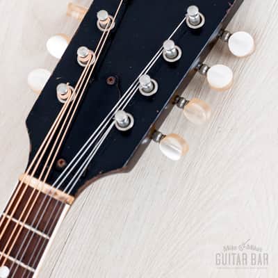 1948 Gibson EM-150 Vintage A-Style Electric Mandolin Sunburst w/ P-90, Case image 4