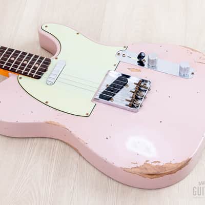 Fender Custom Shop 1963 Telecaster Heavy Relic Dirty Shell Pink, Featherweight image 7