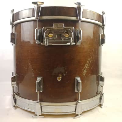 Pearl 16x22"Walnut Lacquer All-Maple Bass Drum Vintage80s Japan Set Kit Kick MIJ image 3