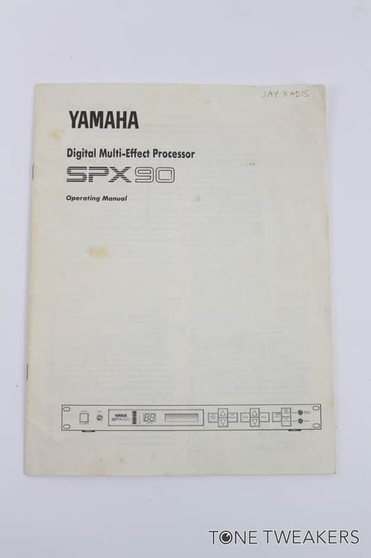 Yamaha SPX90 Digital Multi-Effect Processor Operating Manual VINTAGE GEAR DEALER image 1
