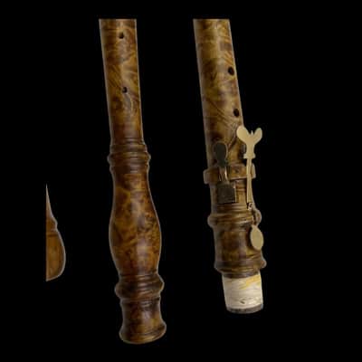 Professional German Baroque style Oboe A-415HZ, Solid Bird's eye wood oboe image 4