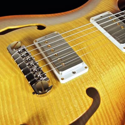 2013 Paul Reed Smith PRS Hollowbody II Artist Package w Piezo Brazilian Livingston Lemondrop image 6