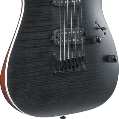 Ibanez RGA742FM-TGF RGA Electric Guitar 7-String - Transparent Grey Flat image 5