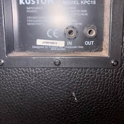 Kustom KPC15 Passive 15" PA Speaker Cabinet image 5