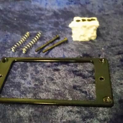 Ibanez metal pickup ring black w/hardware image 1
