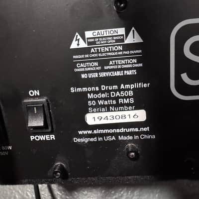Simmons DA50B Drum Amplifier (Consignment) image 3